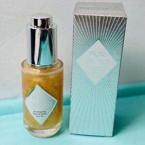 PUR COSMETICS Iconic Glow Illuminating Face & Body Dry‎ Oil  NEW